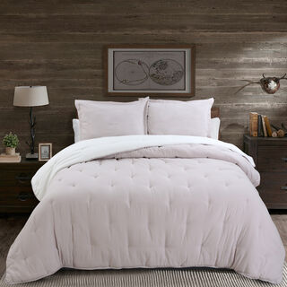 3 Pcs Comforter Set Embroidered Stone King Size