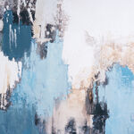 لوحة رسم يدوي تجريدي   90*120*3.2 سم image number 3