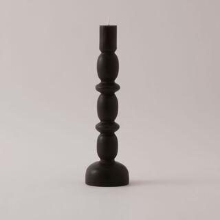 Homez soya wax calm candle, black 7.5*24.5cm