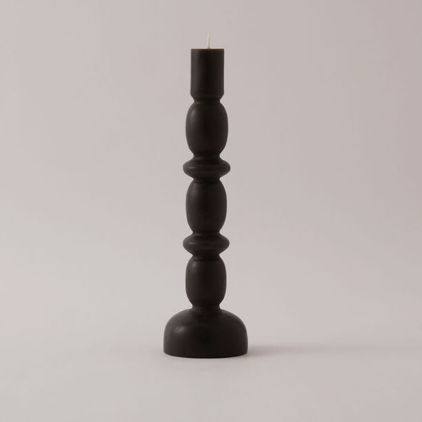 Homez soya wax calm candle, black 7.5*24.5cm image number 0