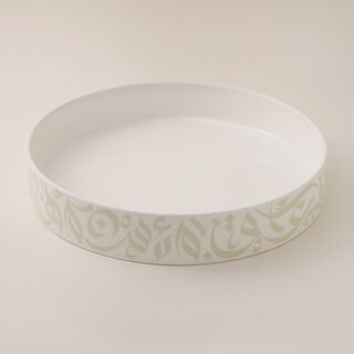 La Mesa Porcelain Serving Bowl 28*5Cm, Green