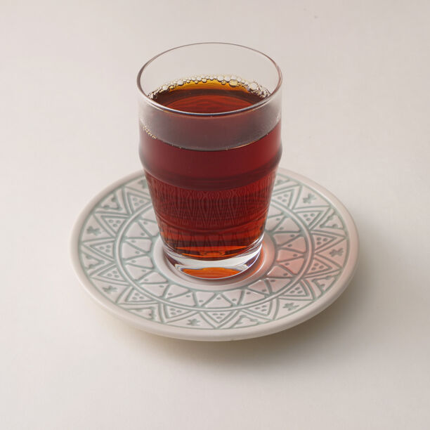 دلتي طقم أكواب قهوة بورسلان 12 قطع، أخضر image number 0