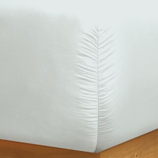 Ambra 600 TC supima cotton fitted sheet 160*200 light blue