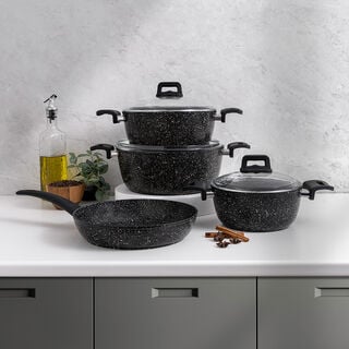  7 Piece Alberto Granite Cookware Set