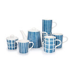 English Tea Set 7Pc Navy Carnival image number 1
