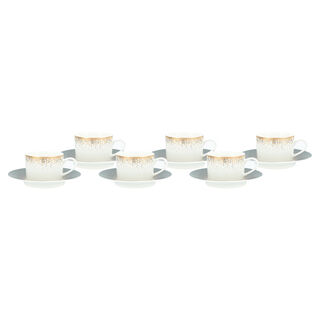 12 Pcs Porcelain Turkish Coffee Set