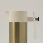 Steel Vacuum Flask 1.2L Arab Graph Matt Gold image number 2