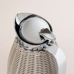 Dallaty Stainless Steel Vacuum Flask Rattan With Design Of Bamboo Grey 1L image number 2