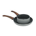 Alberto grey frypan and saucepan set image number 3