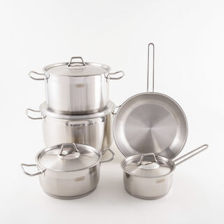 Alberto Stainless Steel Cookware Set 9 Pieces