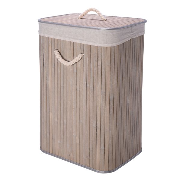 Bamboo Hamper Grey image number 1