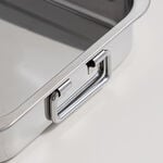Alberto stainless steel roasting pan 32*23*5 cm image number 2