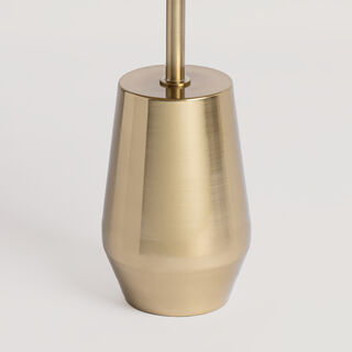 Homez steel side table, gold and white 40*40*50cm Homez steel side table, gold and white 40*40*50cm