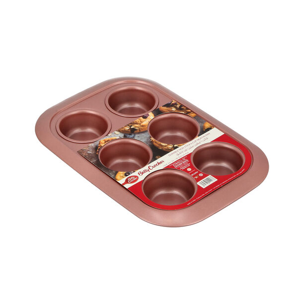 Non Stick 6 Cup Texas Muffin Pan image number 2