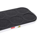 Alberto white/black pan cake maker 1450W, 8 slots image number 2