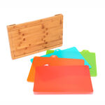 Alberto 4 Pieces Bamboo Cutting Board Set L: 42 * W:30 Cm image number 1