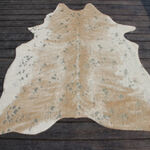 Cottage Faux Cowhide Rug Beige 150X200 Cm image number 0