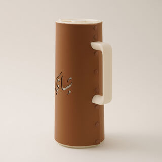 Dallaty stainless steel vacuum flask 1L, brown