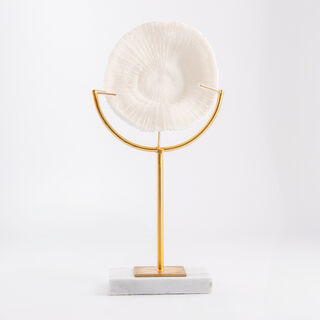 Home accent with marble base