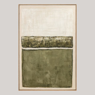 Homez wall art framed canvas wood, 100*150cm