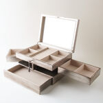Homez jewelry box, 3 layers 36.8*27.3*18.4cm image number 5