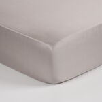 Boutique Blanche Fitted Sheet 100% Tencel 300Tc Full, Birch 140*200 Cm image number 0