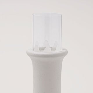 Qurtuba Collection Homez Arqa Candle Holder White 14.5*14.5*34cm