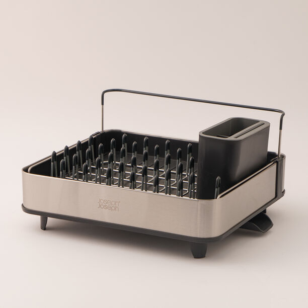 Joseph Joseph extend steel dish rack, grey image number 0