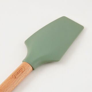 البرتو طقم أدوات سيليكون بمقابض خشبية أخضر 3 قطع