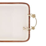 Serving Tray Gold Floral image number 2