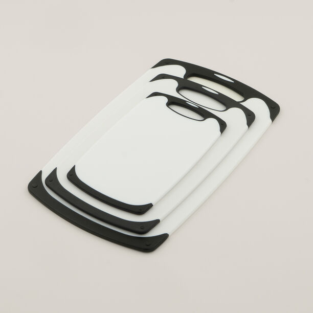 Pentola 3pcs nonslip plastic cutting board set, black image number 0