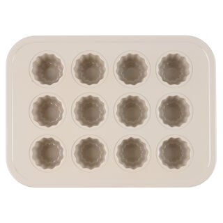 Alberto 12 Cup Canele Pan, Beige