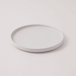 La Mesa 4pcs porcelain dinner plate set, white 27*27*2.5 cm