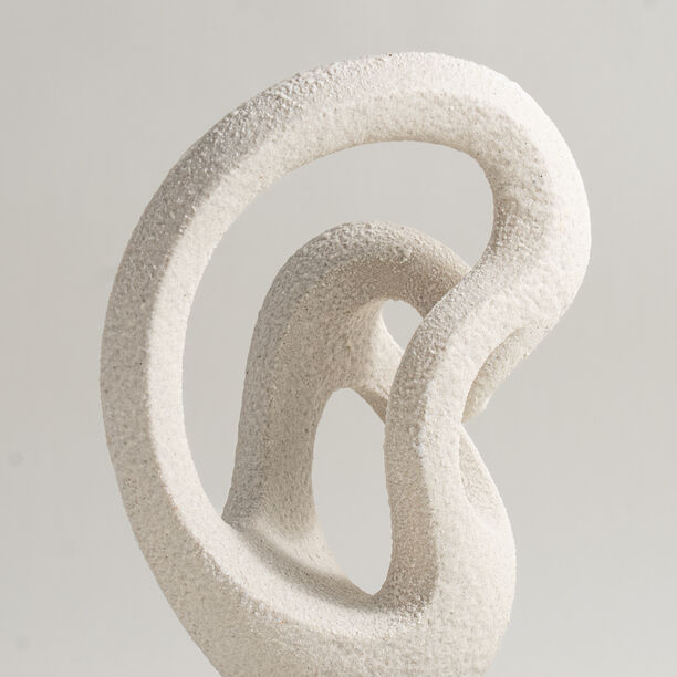 Homez resin sculpture 24.8*16.3*42.5cm, offwhite image number 2