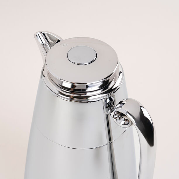Dallaty set of 2 steel vacuum flask matt silver 1L image number 1