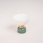 Dallaty white & green nut bowl 17.5*16.5*14.2 cm image number 0