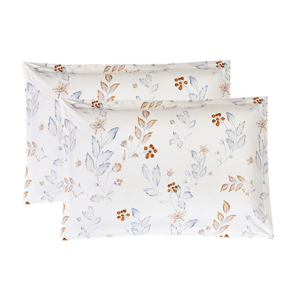 Unique home alaya t418 6pc faded leafs twin cotton comforter set 170*240cm image number 3