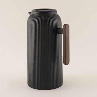 Dallaty Black Plastic Thermos 1L