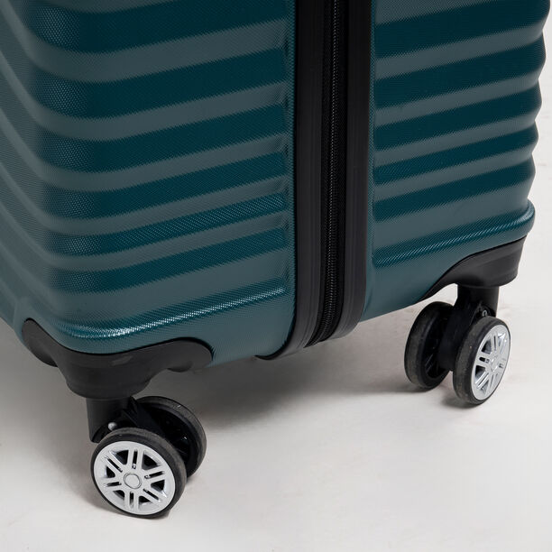 Travel vision durable ABS 4 pcs luggage set, dark green image number 9