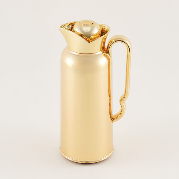 دلتي دلة ستانلس ستيل، ذهبي 1 لتر image number 1