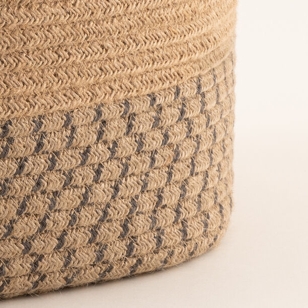 هومز سلة تخزين جوت 40*30*30سم، بيج image number 2