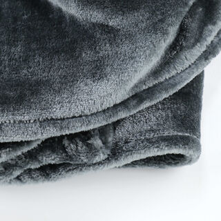 Cottage micro flannel blanket silver 220*240 cm