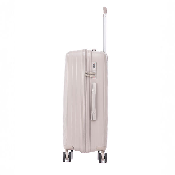 Travel Vision Trolley Suitcase Circles 20 White 39*22*56 Cm image number 2