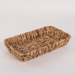 Porcelain 3Pcs Rectangular Casseroles With Lid And Rattan Basket image number 3