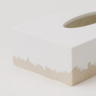 Homez sandstone tissue box, beige 26*16*9.6cm