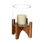 Planter Wood And Glass image number 2