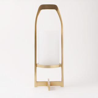 Lucerna Ramadan Geometric Lanterns Large, Gold 17*17*50Cm