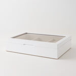 هومز صندوق مجوهرات 30*12*7سم، أبيض image number 0