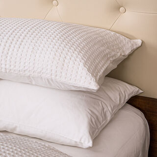 2 Piesce Heavy Waffle Structured Twin Size Comforter Set