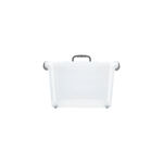 STORAGE BOX with HANDLE ON LID PLASTIC image number 1